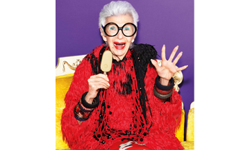  Iris Apfel new face of Magnum campaign